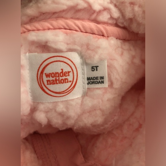 Wonder Nation 1/4 Zip Soft & Fuzzy Pullover Size 5T NWOT - Picture 3 of 5